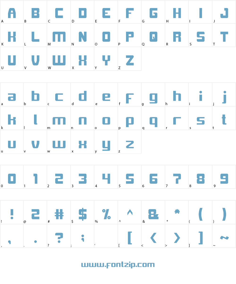 Love Is Attention Font Character